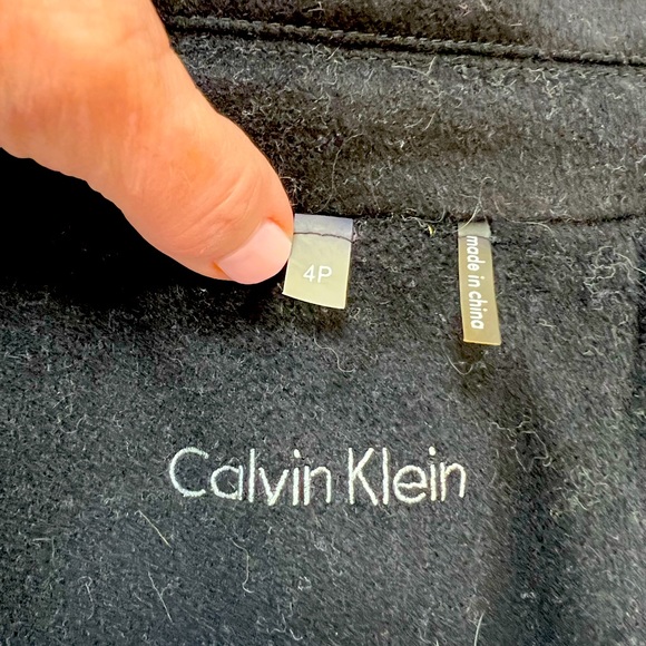 Calvin Klein Wool and Cashmere Pea Coat - Picture 6 of 7